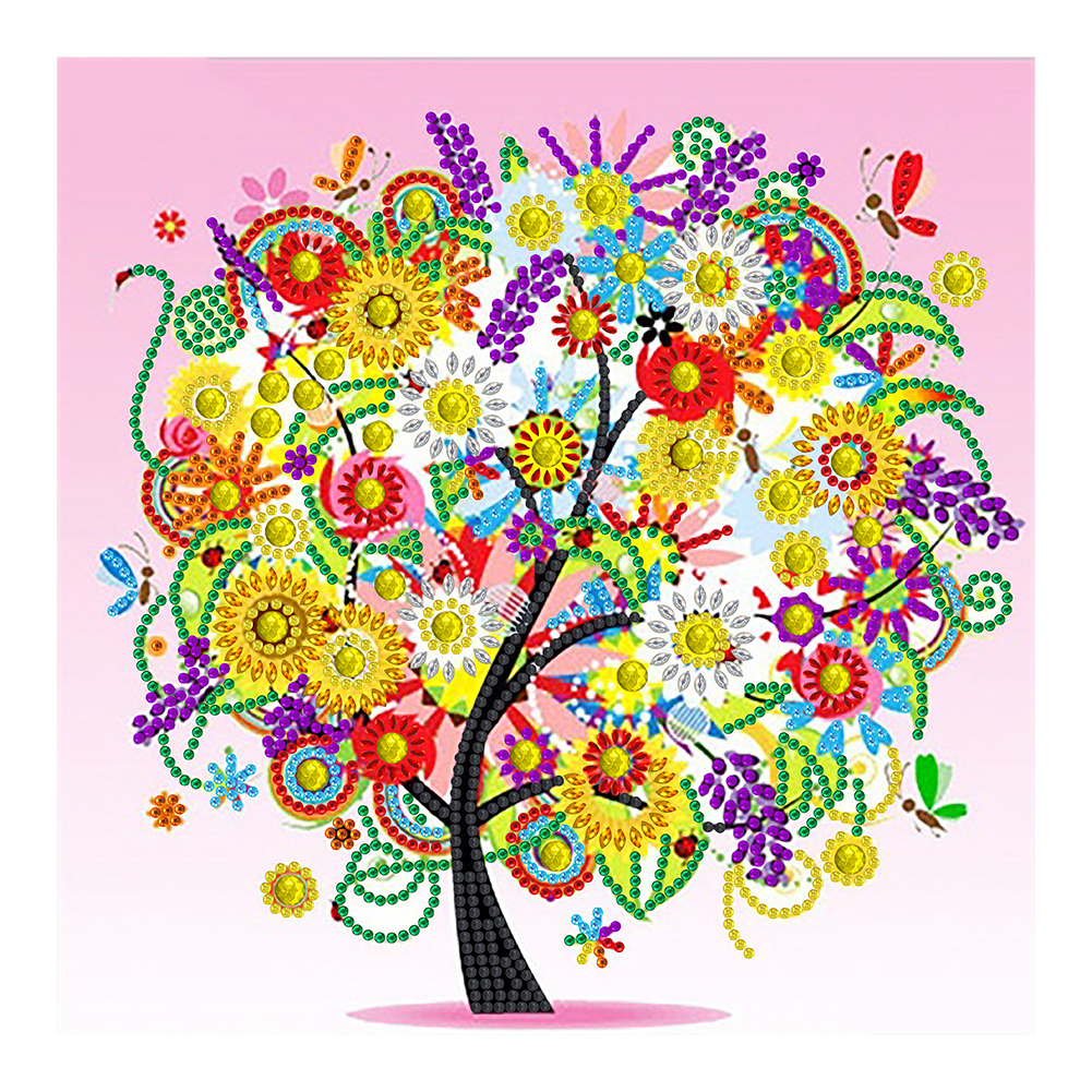 

Flower Tree Life - Special Shaped Diamond Painting - 30*40CM, 501 Original