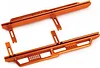 AMK 2Pcs Metal Running Board Side Step CNC Aluminum Rock Sliders Rails Pedal with Width Adjustable for 1/6 RC Crawler Car SCX6 Jeep 4WD Upgrade Parts