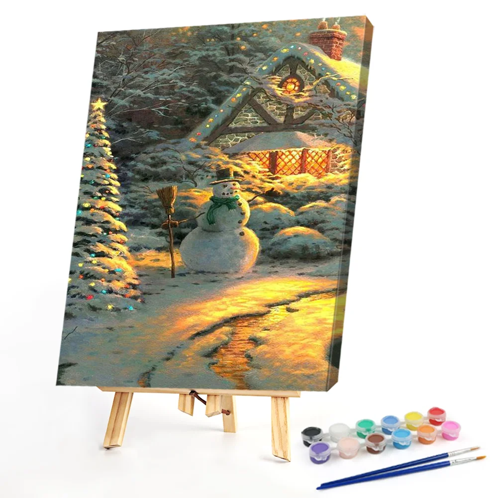 Snowman - Paint By Numbers(50*40CM)