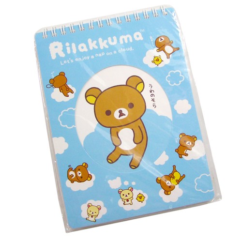 San-X Rilakkuma Spiral Notebook Memo Sky A Cute Shop - Inspired by You For The Cute Soul 