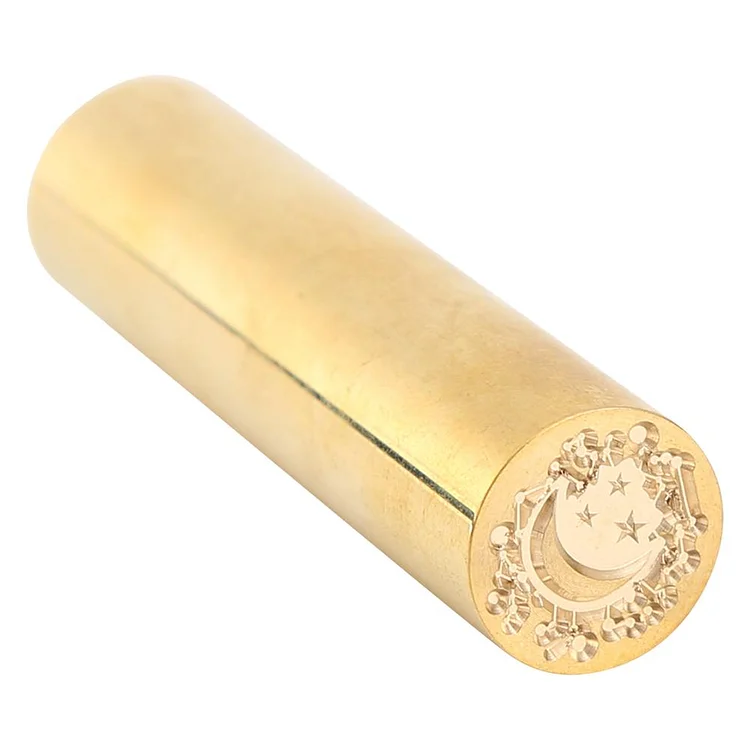 Retro Cylindrical Seal Wax Brass Envelope Seal Stamp DIY Customs Accessory