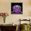 (US Only)Paint By Numbers Kit On Canvas DIY Oil Art Vase Picture Home Wall Decor40x40cm