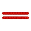 2Pcs Car Reflective Stickers Warning Anti-collision Reflective Strips (Red)