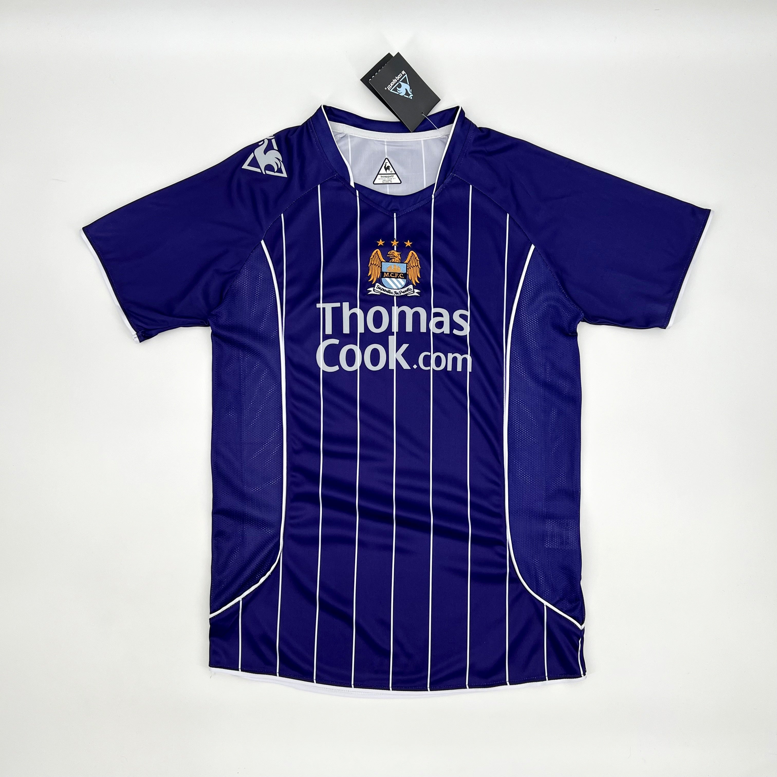 Manchester City Maillot Foot Retro 2007 2008 Maillot De Fou, site maillot de foot pas cher