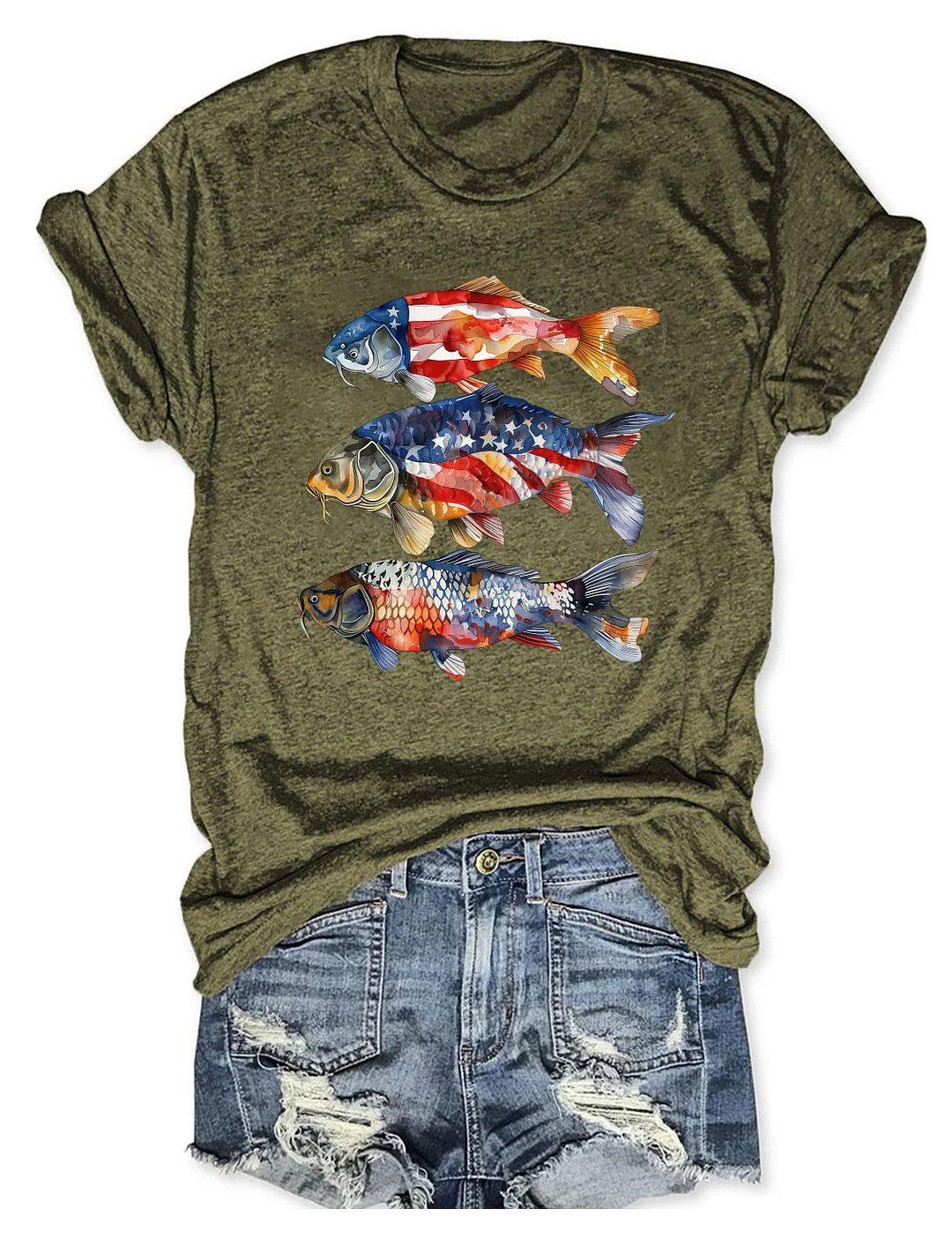 America Fish T-shirt