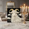 DIY Pearl Painting Sheep for Home Wall Decor with Frame(30x30cm)