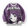 Men's Anime Jacquard Sweater