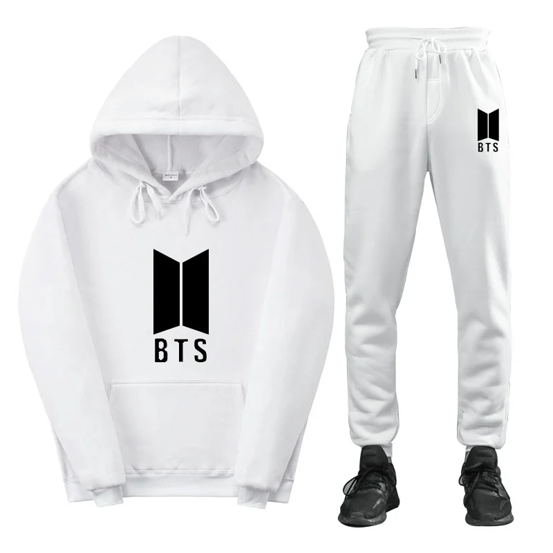 BTS Sport Suit Hoodies+Pants