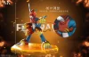 Lighdramon & Davis Motomiya & V-mon & Fladramon & Lifting Egg Davis Motomiya - Digimon Resin Statue - DMX Studios