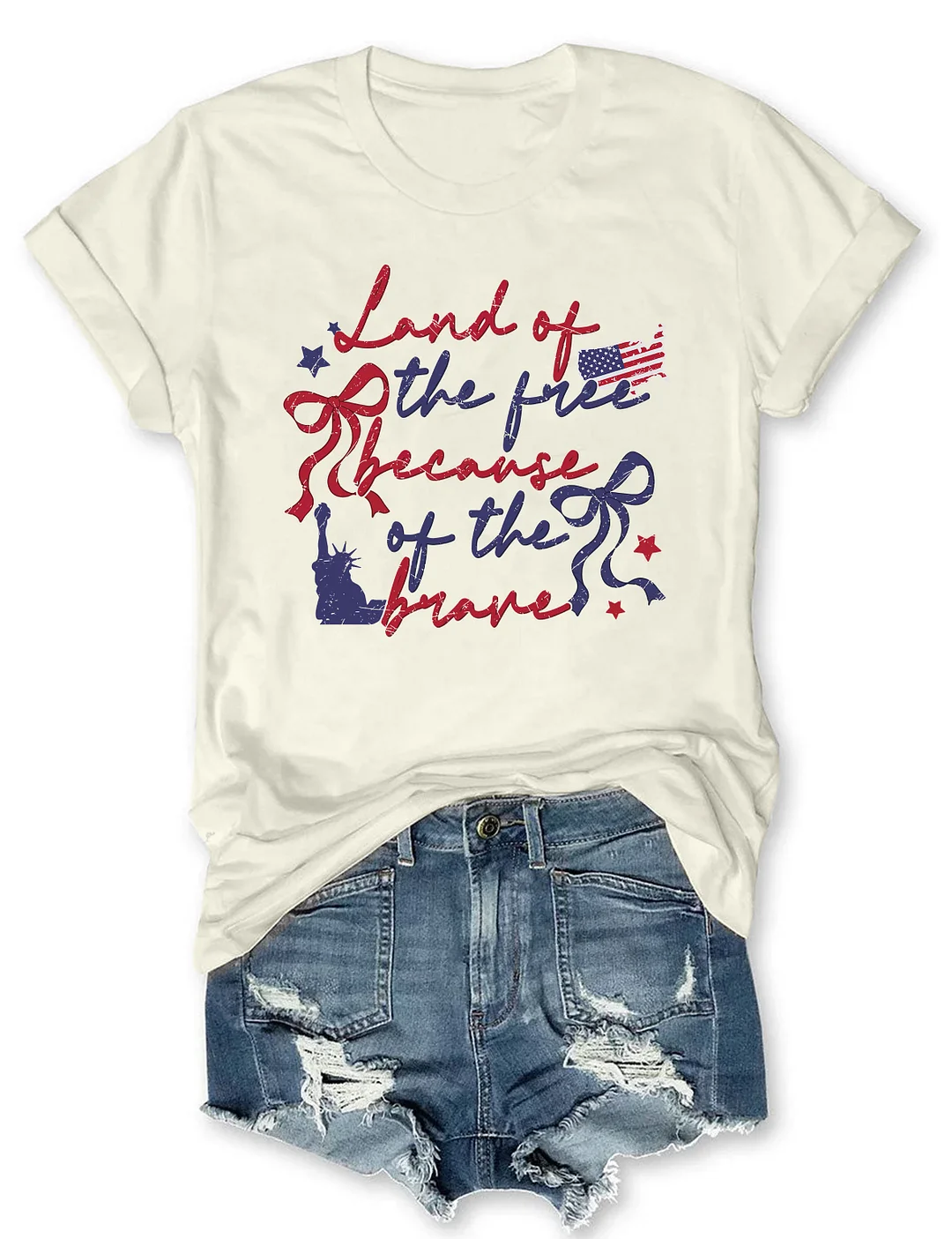 Land Of The Free Because Of The Brave T-shirt