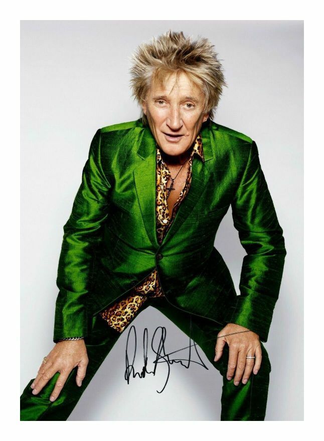 ROD STEWART AUTOGRAPH SIGNED PP Photo Poster painting POSTER