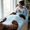 Plush Cat Envelope Sleeping Bag 68.9x31.5Inch Camping Sleeping Bags for Adults Camping Sleepovers & Home Lounging