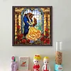 Disney-Beauty And The Beast-14CT Stamped Cross Stitch 50*50cm/19.69*19.69in