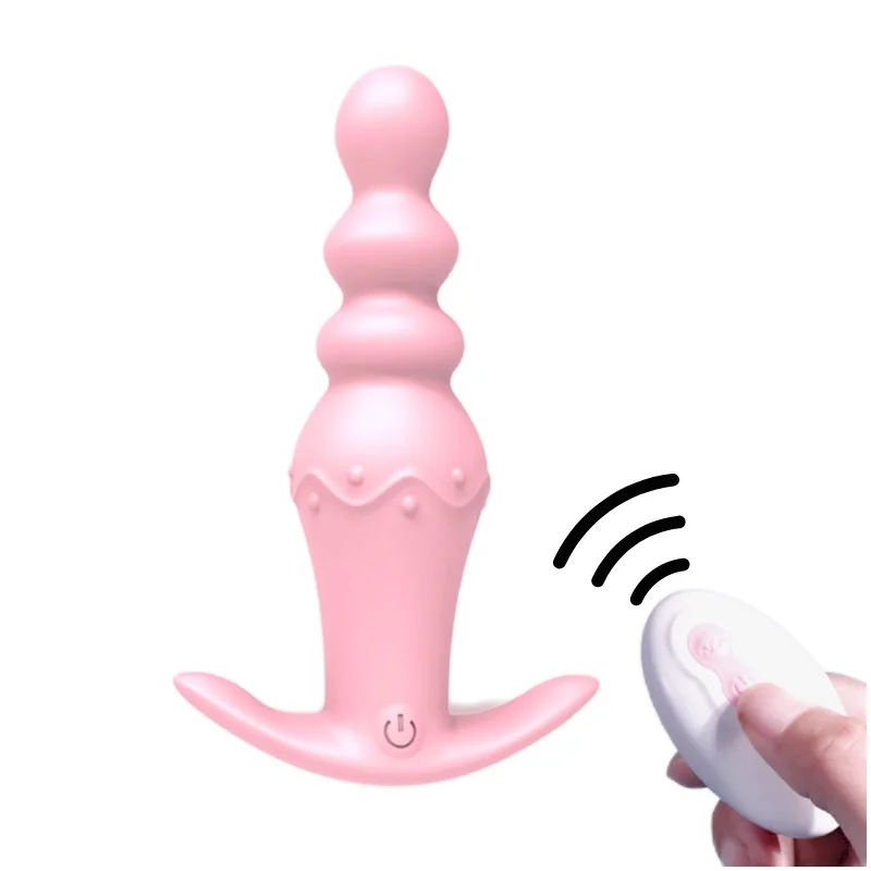 Remote Control Anal Beads Sex Toy - Rose Toy