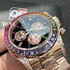 Rolex Daytona 116595RBOW Rainbow Black Dial Rose Gold Super Clone