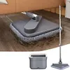 Cleaning Rotary Mop Wet Dry Use Floor Bucket Mop Cloth Hand-free for Home Office
