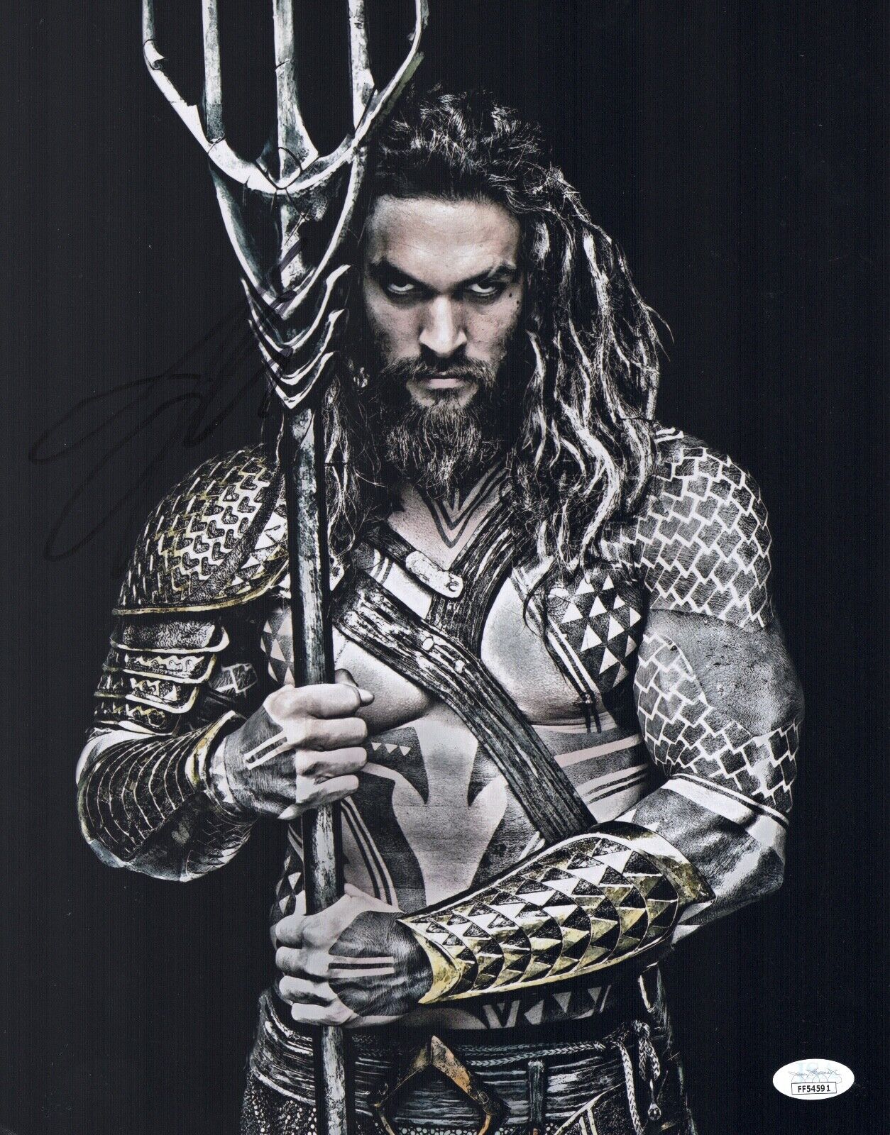 JASON MOMOA Signed 11x14 Photo Poster painting AQUAMAN Autograph GAME OF THRONES JSA COA