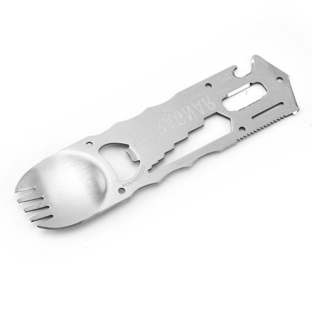 

Outdoor EDC Portable Cutlery Fork Spoon Bottle Opener Camping Picnic Tool, 501 Original