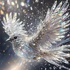 Crystal Animals Full DIY 5D Round Drill Diamond Painting Kits for Adults/Beginners Gift Idea Home Decor Diamond Dots Paintings Picture Arts Craft 40x40cm