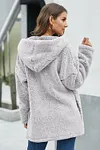 Women's Winter Light Gray Pocket Coat