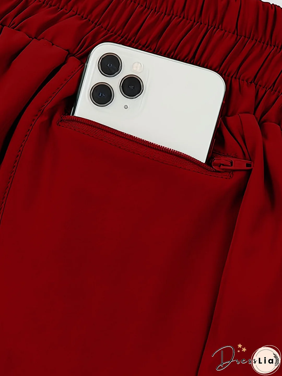 Elastic Waist Active Shorts