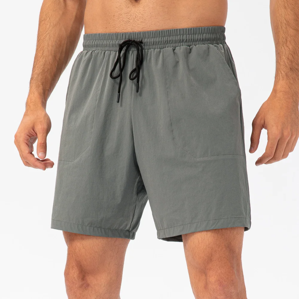Men's drawstring loose sports shorts