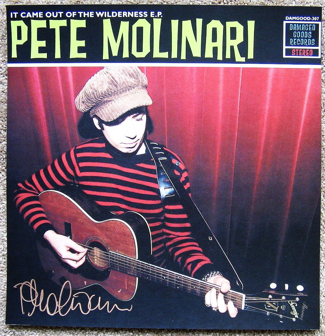 Signed PETE MOLINARI Album POSTER In-Person w/proof Autograph Out The Wilderness