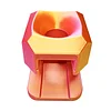 Diamond Painting Organizer Funnel Fit Round Containers Portable Drill Funnel 2.56x1.97in for DIY Craft Easy Transfer Tools (Pink Gold)