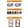 Phone Vlog Selfie Monitor Screen Magnetic Back Camera Monitor with Remote Control 3 Levels of Brightness Compatible for Android & iPhone