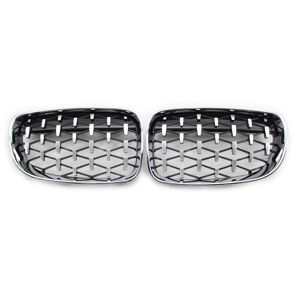 

1 Pair Diamond Kidney Grille Grill for BMW E87 E81 E82 E88 1 Series 08-11, 501 Original