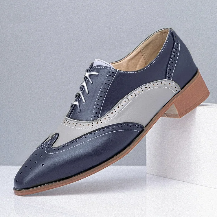 Blue Oxford Shoes