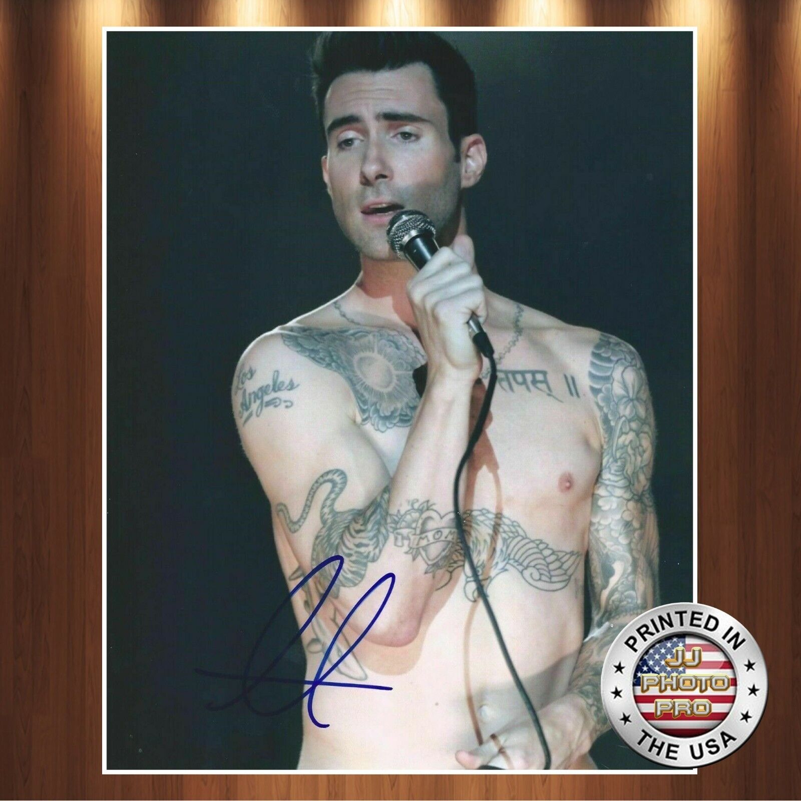 Adam Levine Autographed Signed 8x10 Photo Poster painting (Maroon 5) REPRINT