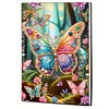 (US Local)DIY Special Shaped Butterfly 50 Pages Diamond Painting Notebook Kit