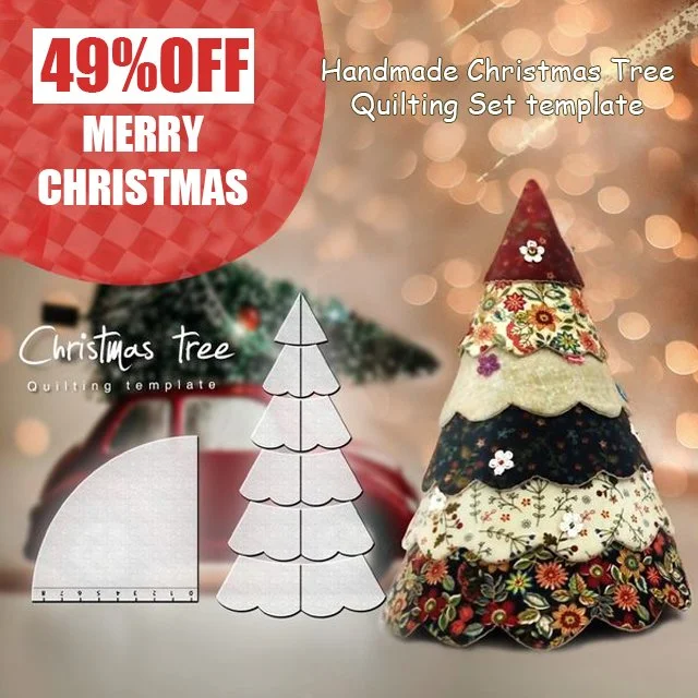 🎅Early Christmas Sale🎄Handmade Christmas Tree Quilting Set-With Instructions