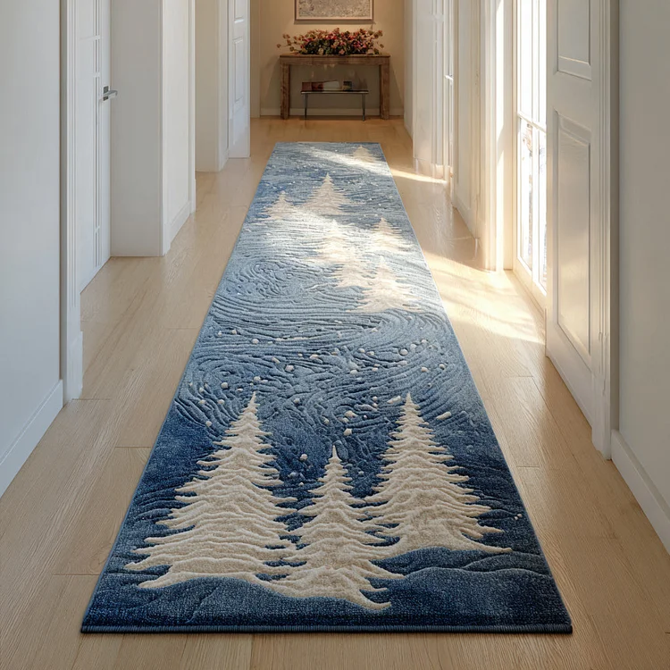 Snow Christmas Tree Runner Carpet NCU0HH960