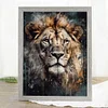 (Stamped/Counted) Watercolor Lion-11CT/14CT Cross Stitch 40*53cm