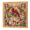 (20x20cm)Forest Xmas Critters DIY Pearl Painting Art With Inner Wooden Framed Kit