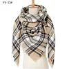 Plaid Pashmina Scarf Winter Scarf For Women
