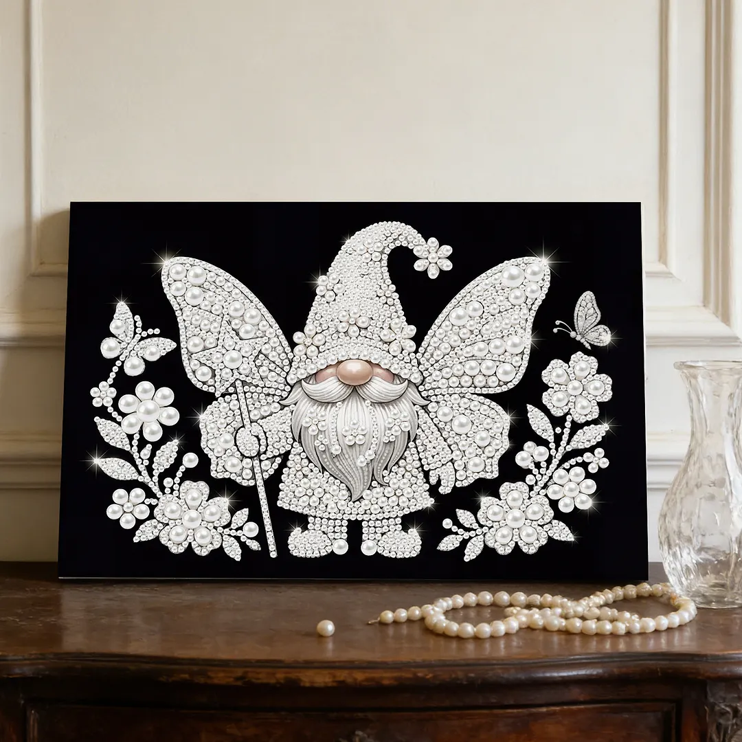 Goblin DIY Pearl Painting Kits with Frame 20x30cm Pearl Gem Paintings Picture Arts Craft for Adults/Beginners Gift Home Wall Decor