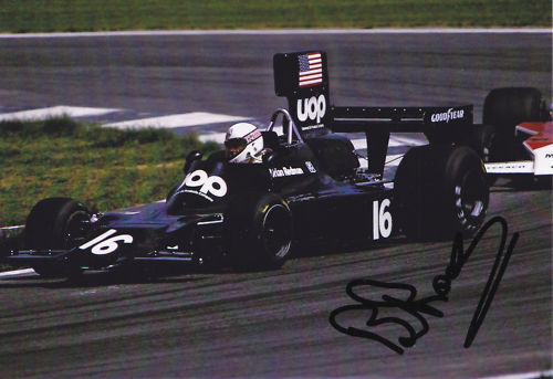 Hand Signed Photo Poster painting From Brian Redman 5x7.