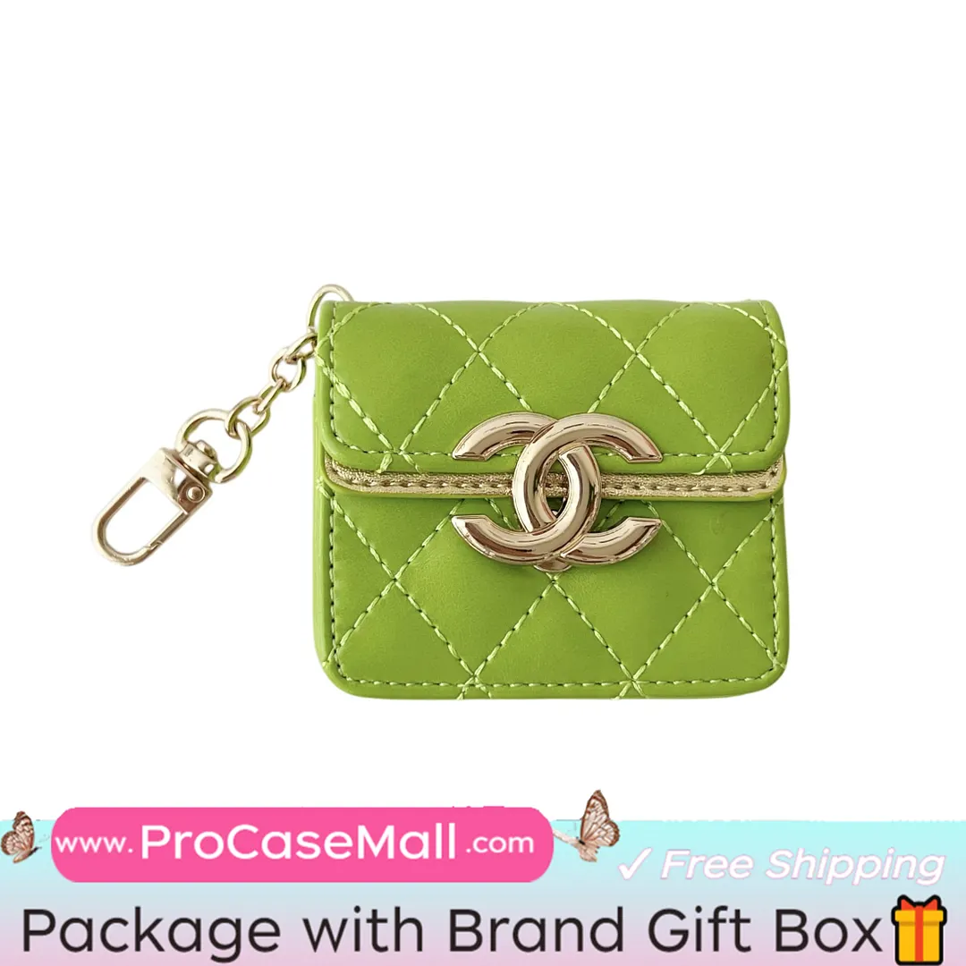 CHANEL MINI CROSSBODY BAG UNIVERSAL STYLE WIRELESS HEADPHONE LEATHER CASE