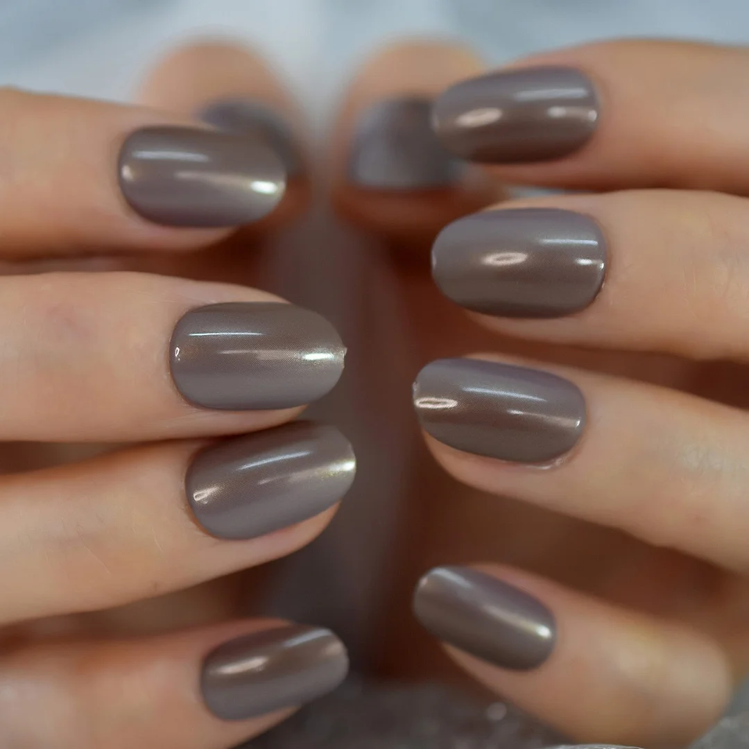 Chrome Diamond Blue Press On Fingernails Metallic Mirror Holo Fake Nails Extra Long Ladies Designed Tips for Finger-Nail Inspo