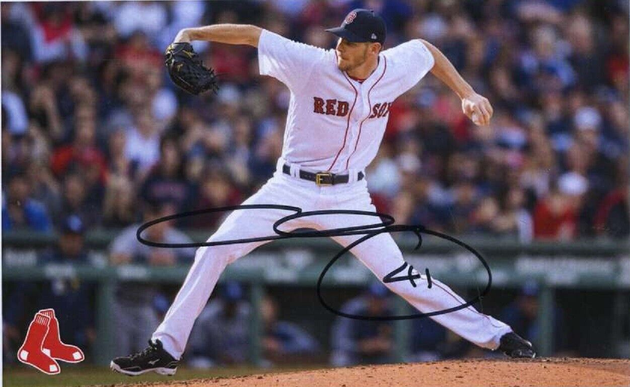 Chris Sale Autographed Signed 8x10 Photo Poster painting ( Red Sox ) REPRINT