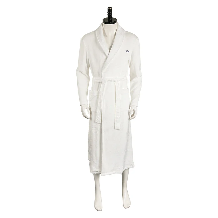 TV Fallout (2024) Vault Dweller White Bathrobe Outfits Cosplay Costume Halloween Carnival Suit