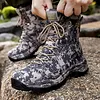Men's hunting boots 8 inch camouflage waterproof hunter shoes forest boots