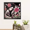 Enchanting Geisha Woman-Partial Special Shaped Diamond Painting 30*30CM