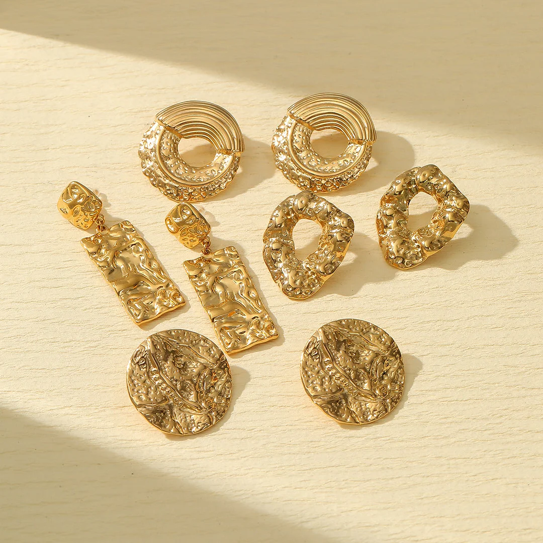 Irregular Geometric Earrings