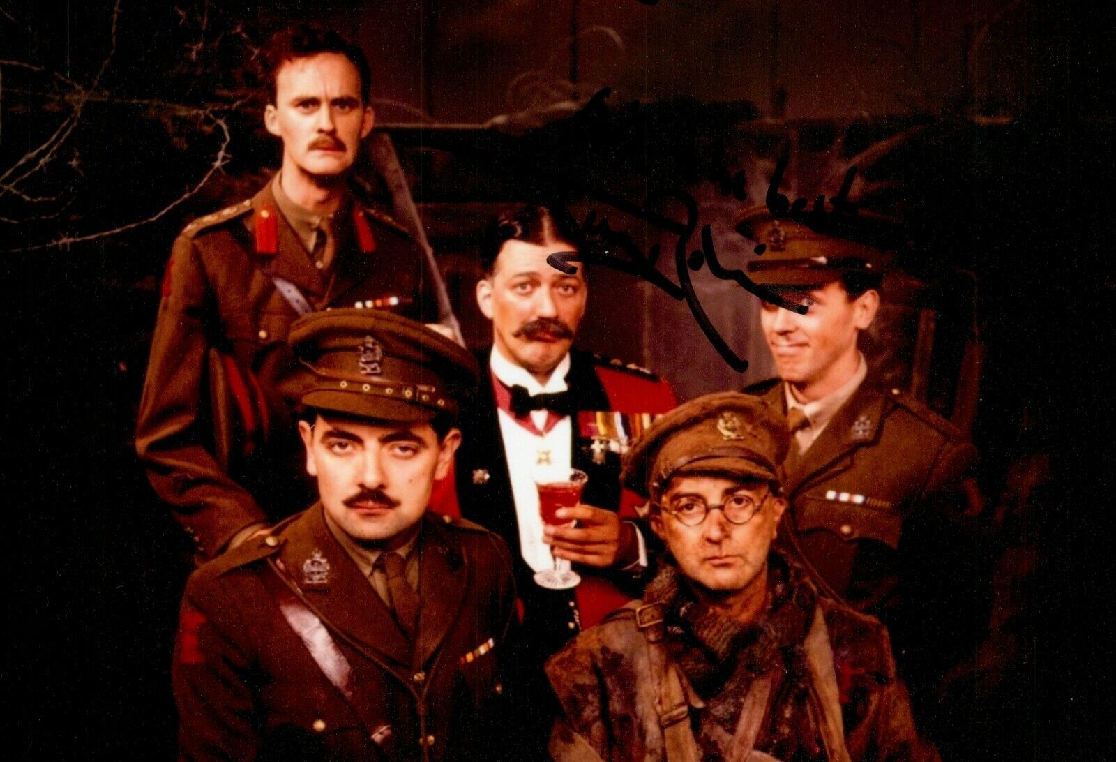 Sir Tony Robinson Signed 6x4 Photo Poster painting Blackadder Goes Forth Baldrick Autograph +COA