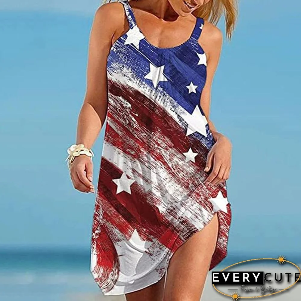 Summer Sexy Beach Dress Nature Scenery 3D Print Women Spaghetti Strap Dresses Streetwear Sunflowers Boho Female O Neck Dresses