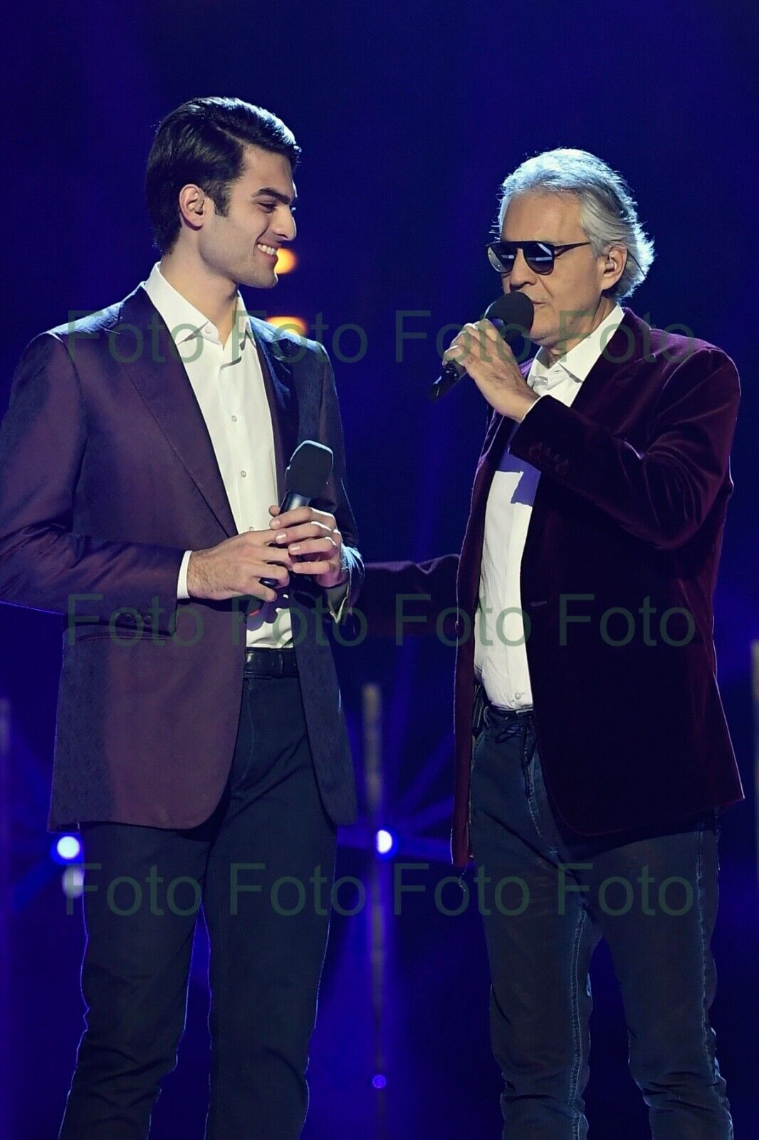 Andrea Bocelli Matteo Tenor Musik Foto 20 x 30 cm ohne Autogramm (Be-7